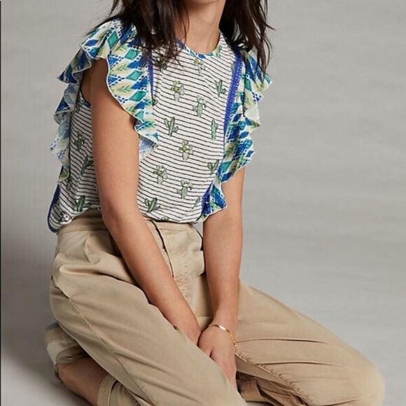 Anthropologie Tops - Anthropologie Conditions Apply Zofana Top size S